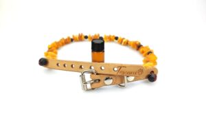 antiparassitario naturale con regolazione con ambra del baltico e oli essenziali citronella neem tea tree toscani store