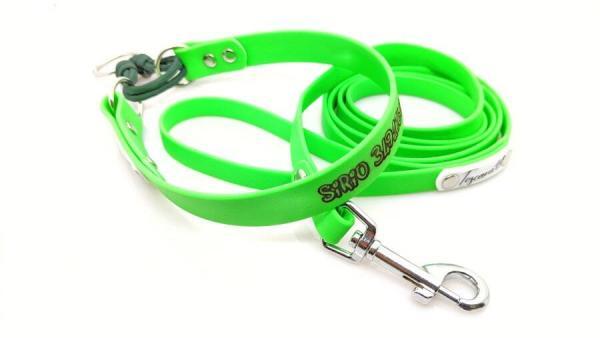 medium kit collare e guinzaglio personalizzati per cani colore verde toscani store