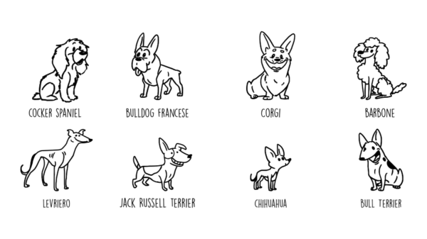 cani cartoon per incisioni toscani store cani piccola algia e levrieri