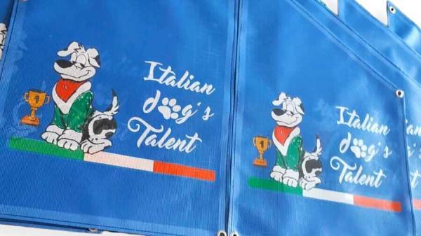 antine personalizzate con logo centro cinofilo italian do's talent per salti agility toscani store