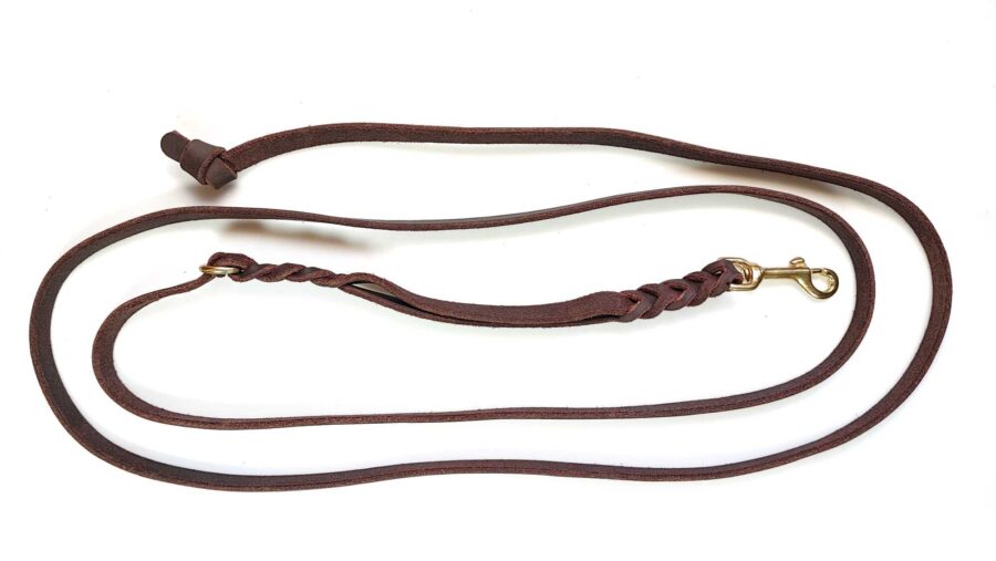guinzaglio regolabile in cuoio Tres tre in uno ideale per addestramento del cane 40cm 150cm 250cm longhina lunghina toscani store
