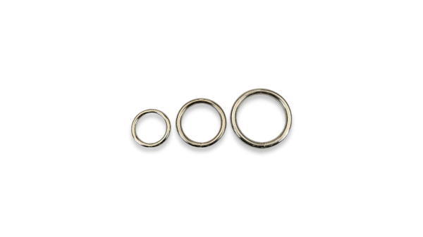 argento anelli tondi o-ring per collari guinzagli pettorine capezze accessori toscani store