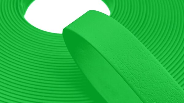 bobina fettuccia waterproof 20mm per collari e guinzagli colore verde fluo toscani store-min