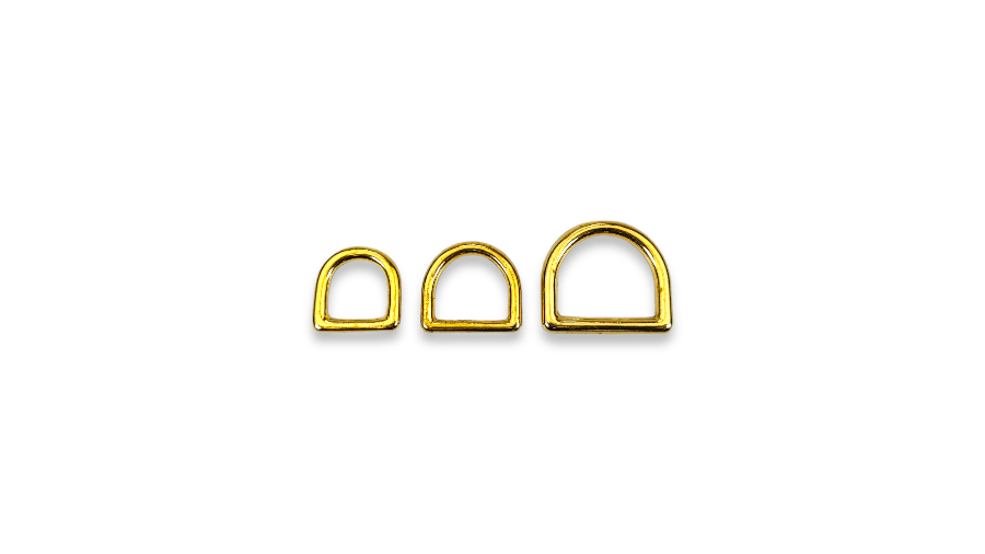 Anelli D ottone color oro Toscani Store