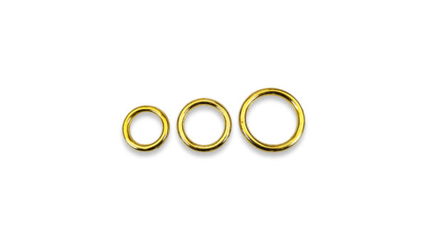ottone anelli tondi o-ring per collari guinzagli pettorine capezze accessori toscani store