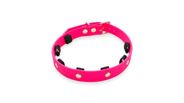 collare cane regolabile porta seresto scalibor advantix antiparassitario colore rosa fluo waterproof chiuso retro toscani
