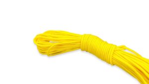 paracord 550 type 3 a 7 fili color giallo acceso toscani store