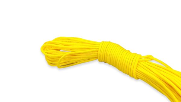 paracord 550 type 3 a 7 fili color giallo acceso toscani store
