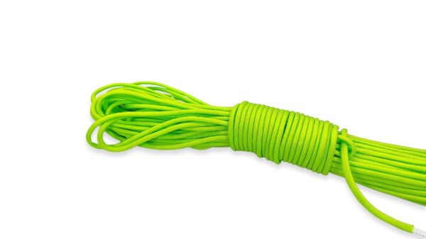 paracord 550 type 3 a 7 fili color verde fluo toscani store