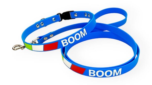 completo per cane nazionale italiana con bandiera e nome personalizzato team boom toscani store