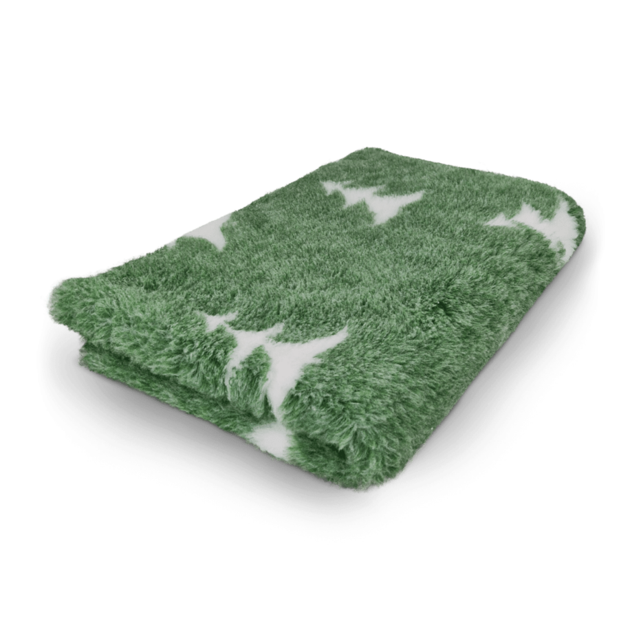 vet bed di natale soffice tappeto per animali con antiscivolo verde fantasia abeti toscani store