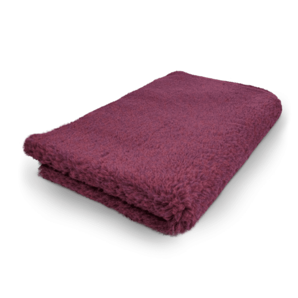 vet bed soffice tappeto per animali con antiscivolo tinta unita vinaccia toscani store