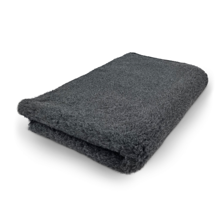 vet bed soffice tappeto per animali con antiscivolo tinta unita antracite toscani store