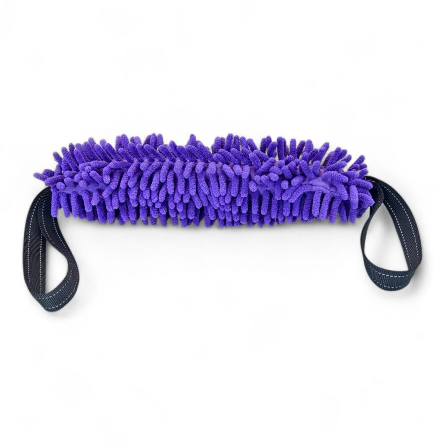 gioco per cane in mop con doppia maniglia tira e molla contesa predazione toscani store viola