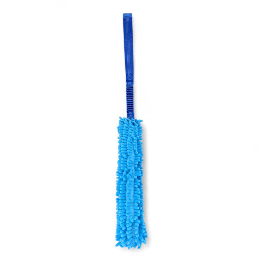 gioco per cane in mop con maniglia antishock tira e molla contesa predazione toscani store azzurro fluo alto