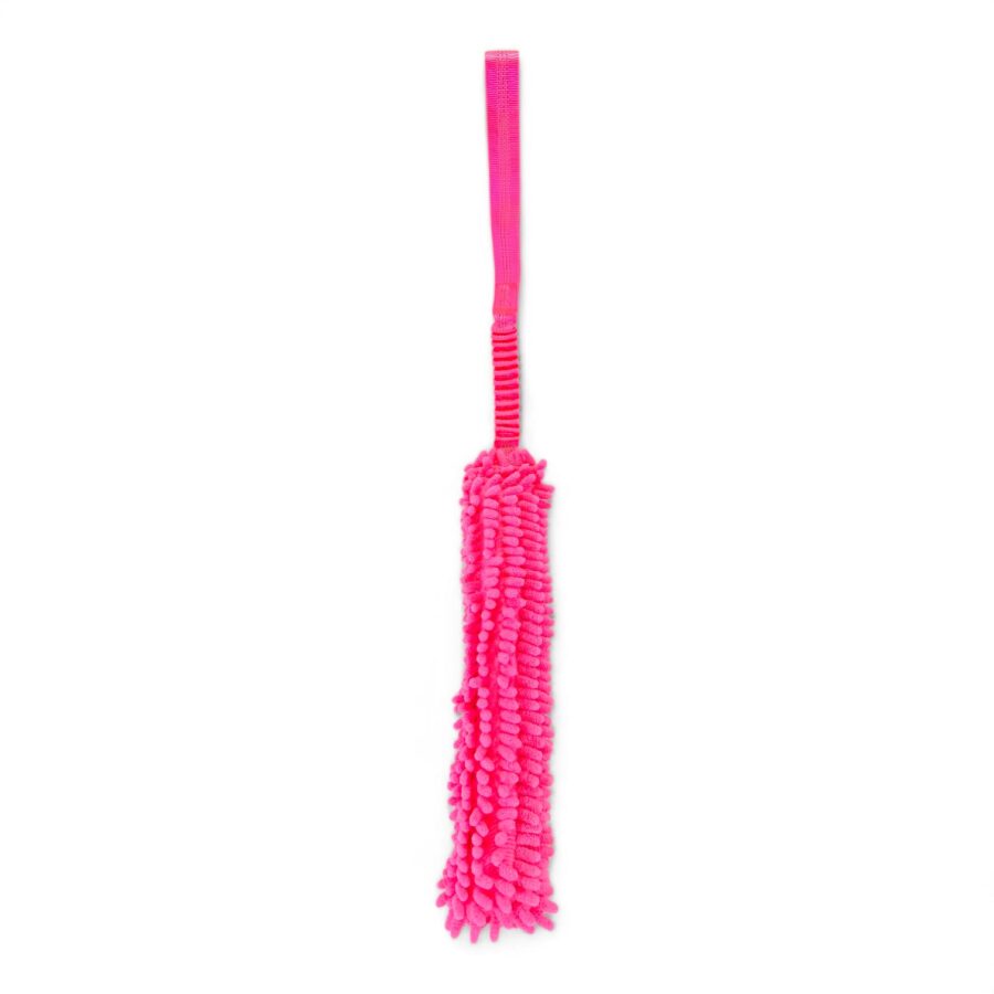 gioco per cane in mop con maniglia antishock tira e molla contesa predazione toscani store rosa fluo alto
