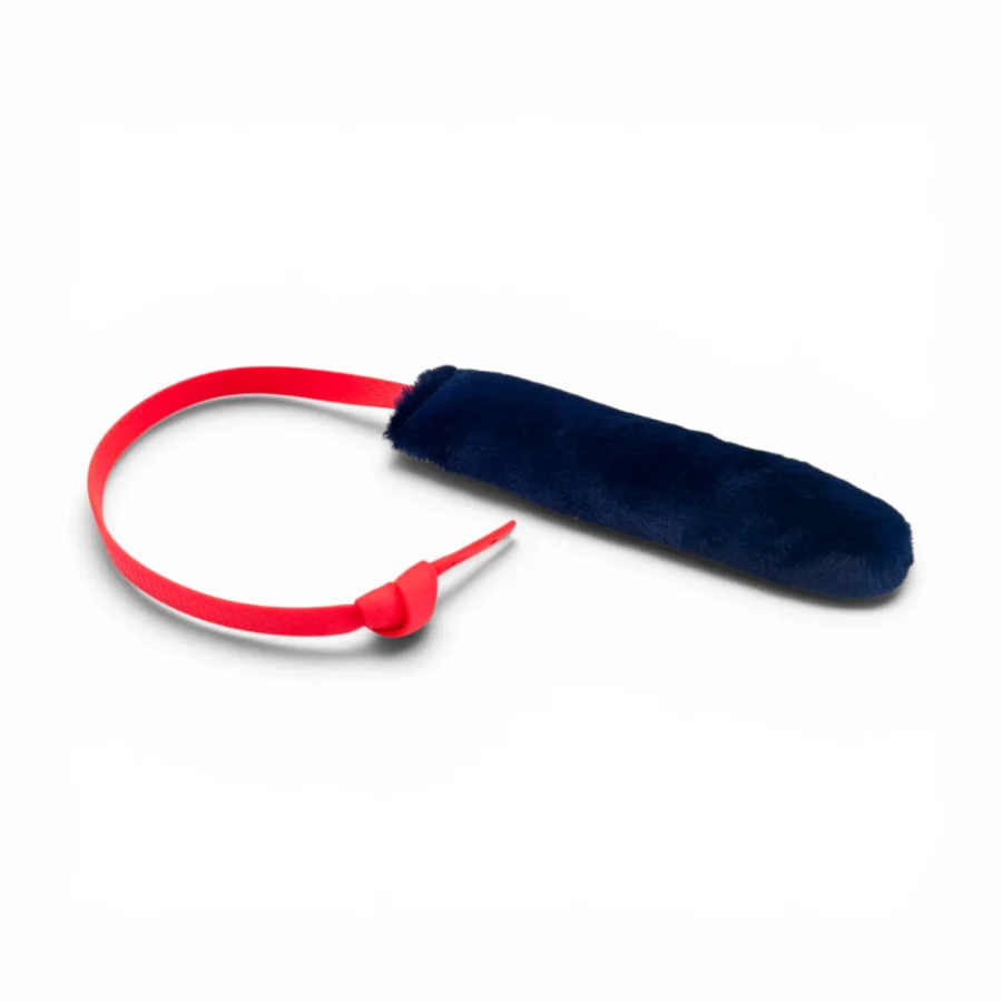 Gioco per cane salamotto in pile cinigliato con maniglia in TPU resistente per addestramento tira e molla contesa toscani store Blu e Rosso