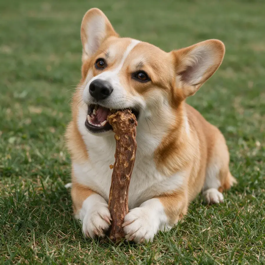 cane mastica collo di tacchino