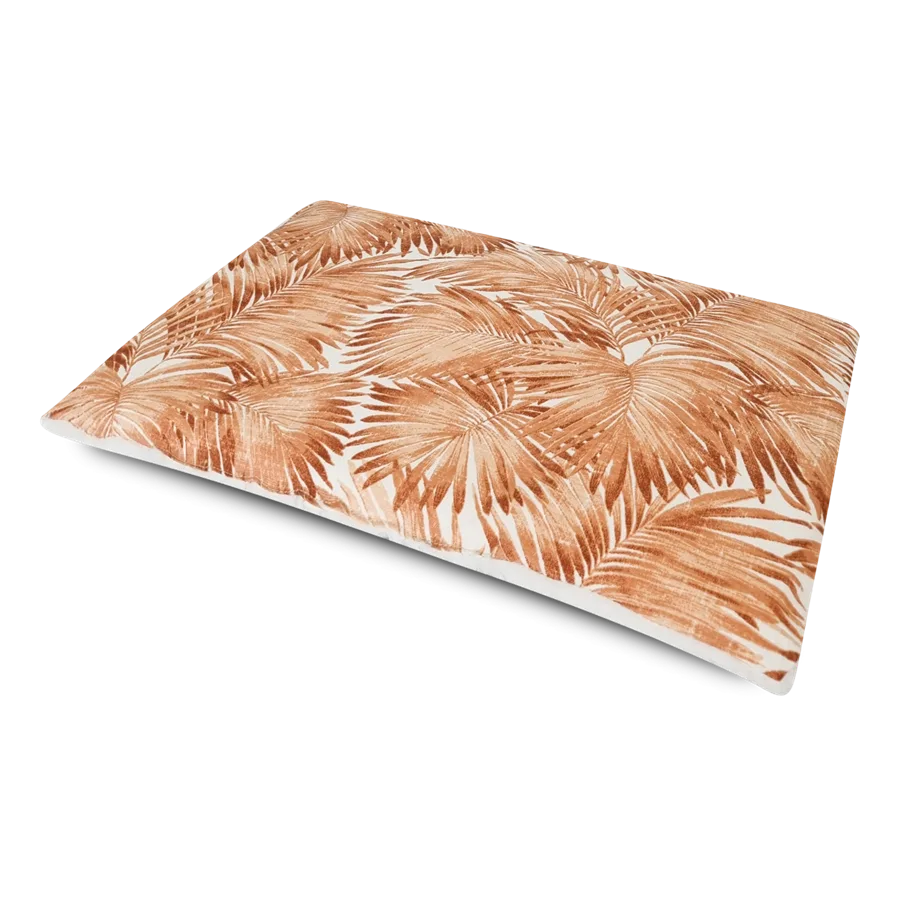 cuscino per cane 60x40cm doubleface palme