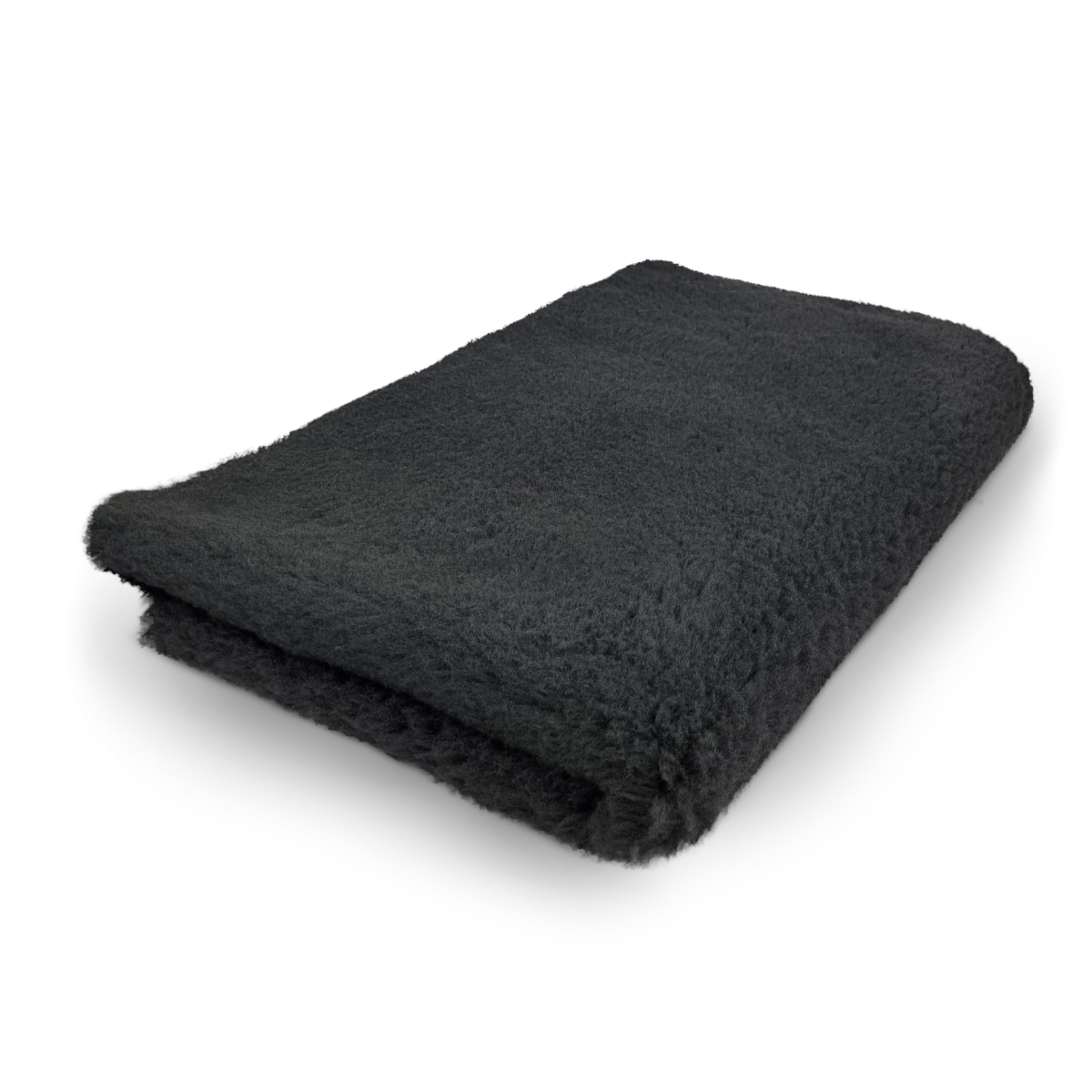 vet bed soffice tappeto per animali con antiscivolo tinta unita nero toscani store