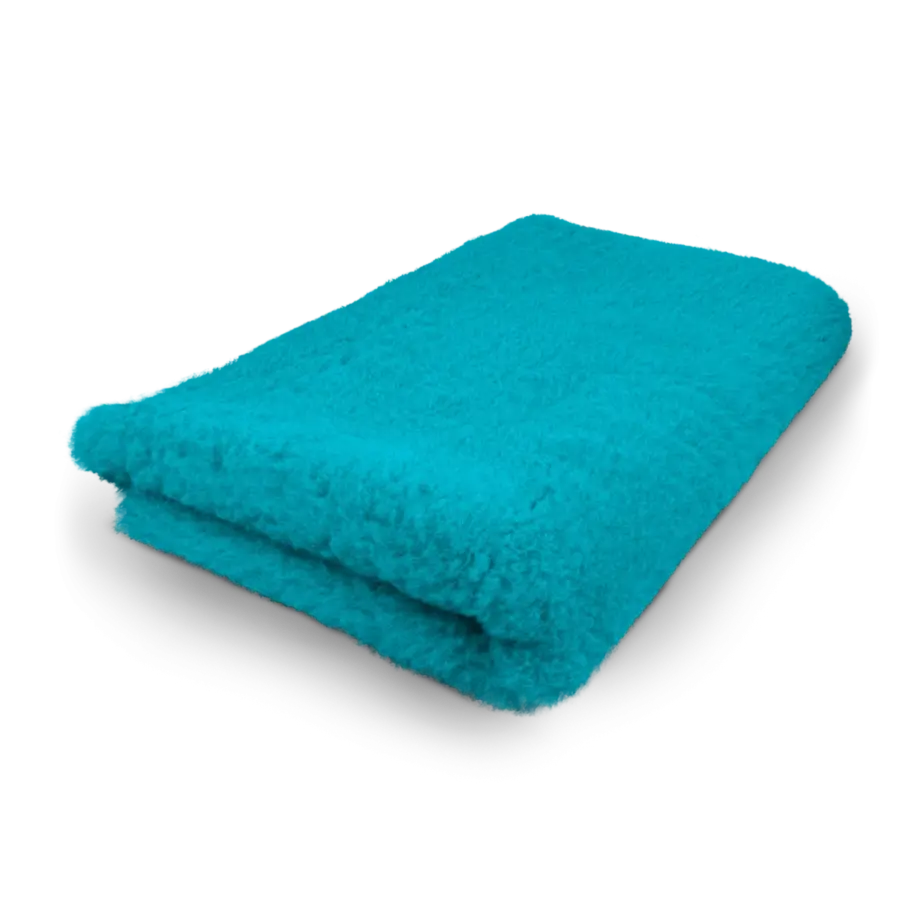 vet bed soffice tappeto per animali con antiscivolo tinta unita smeraldo toscani store