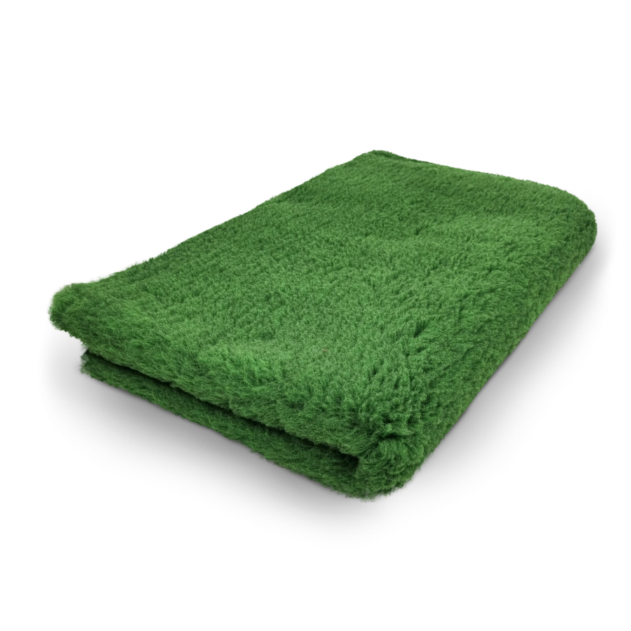 vet bed soffice tappeto per animali con antiscivolo tinta unita verde toscani store